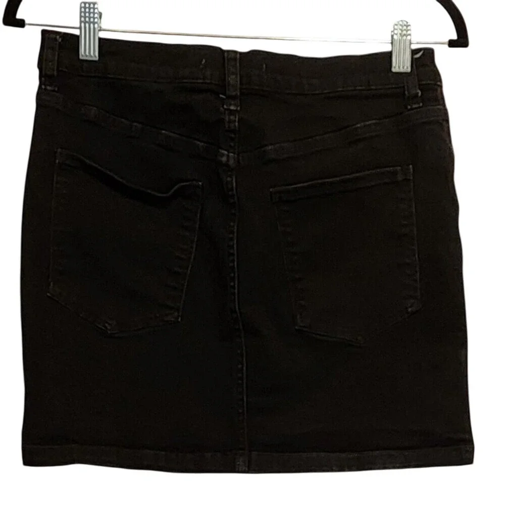 We The Free Denim Mini Skirt 30 Black Indie Grunge Boho Streetwear Denimcore‎